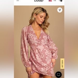 Lulus mauve cocktail dress